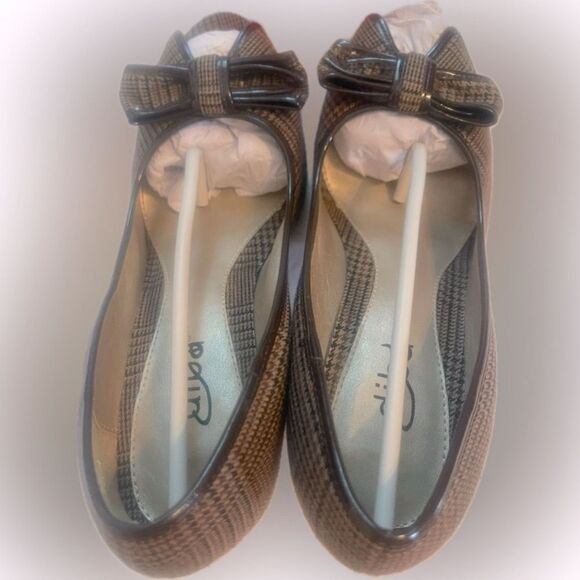 Diba classic peep-toe plaid heels with bow-detail! - Picture 10 of 15